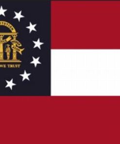 Georgia 5'x8' Poly-II Flag