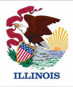 Illinois 4'x6' Ply-2 Flag