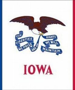 Iowa 5'x8' Poly-II Flag