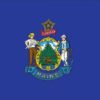 Maine 5'x8' Poly-II Flag