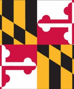Maryland 5'x8' Poly-II Flag
