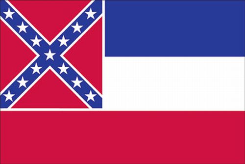 Mississippi 4'x6' Ply-2 Flag