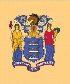 New Jersey 5'x8' Poly-II Flag