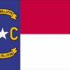 Spectrapro 3'x5' Polyester North Carolina Flag