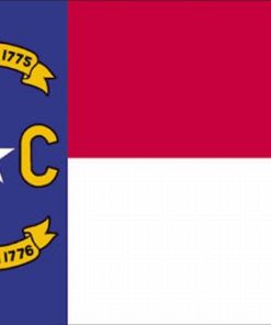 4'x6' Printed State of North Carolina Flag