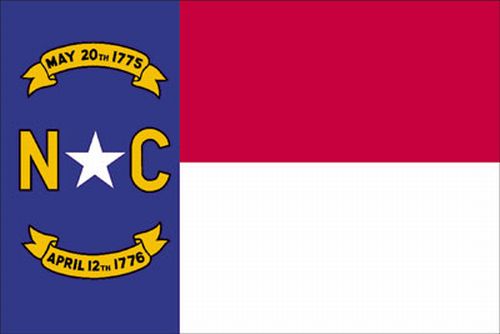North Carolina 5'x8' Poly-II Flag
