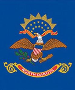 North Dakota 4'x6' Ply-2 Flag