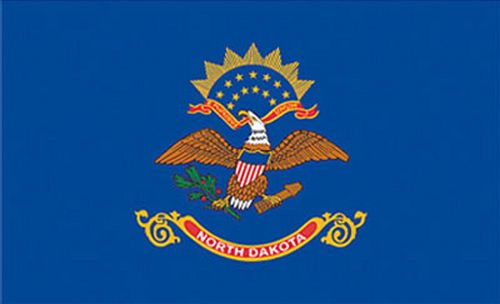 North Dakota 4'x6' Ply-2 Flag