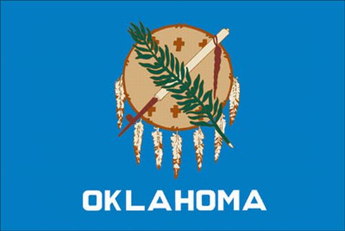Oklahoma 4'x6' Ply-2 Flag