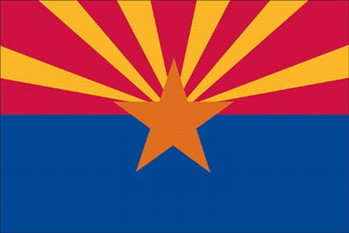 Arizona 8'x12' Applique Nylon Flag