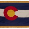 Colorado 3'x5' Fringed Flag