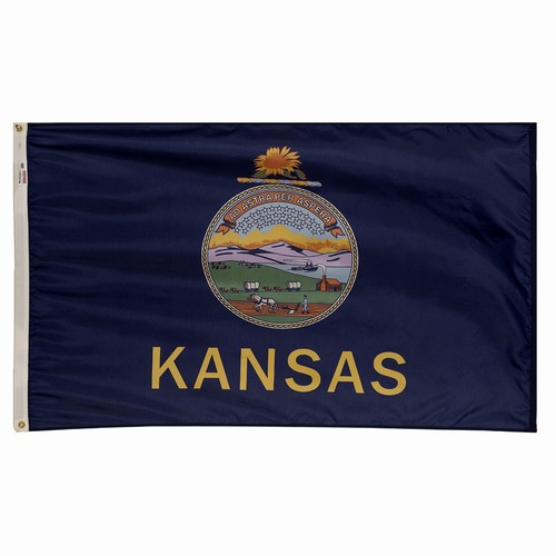 Kansas 6'x10' Nylon Flag