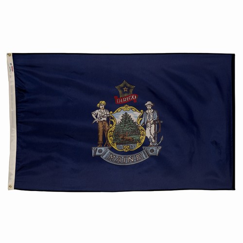 Maine 3'x5' Nylon Flag