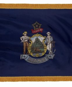 4'x6' Applique Nylon Indoor Maine Flag