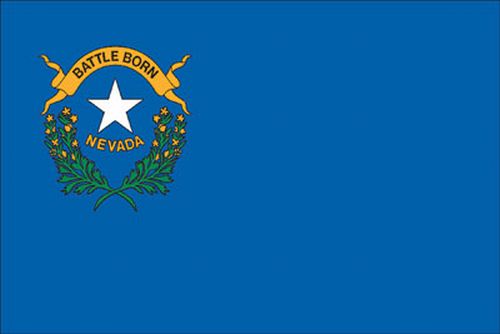 Nevada 8'x12' Applique Nylon Flag
