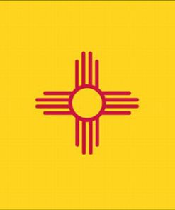 New Mexico 8'x12' Applique Nylon Flag
