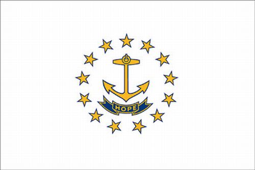 Rhode Island 8'x12' Applique Nylon Flag