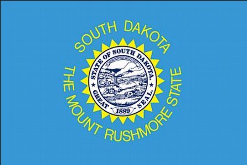 South Dakota 12'x18' Sewn Nylon Flag