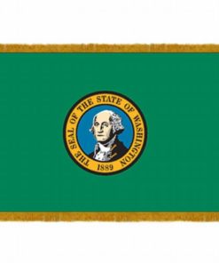 4'x6' Applique Nylon Indoor Washington Flag