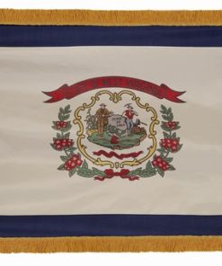 4'x6' Applique Nylon Indoor West Virginia Flag