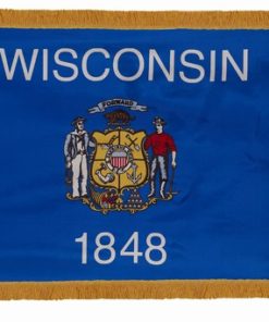 3'x5' Applique Nylon Indoor Wisconsin Flag