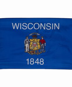 Wisconsin 4'x6' Nylon Flag