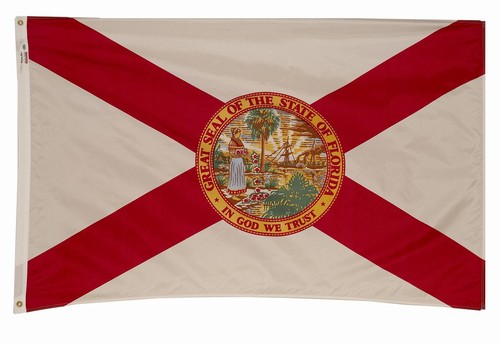 Florida 2'x3' Sewn Nylon Spec Flag
