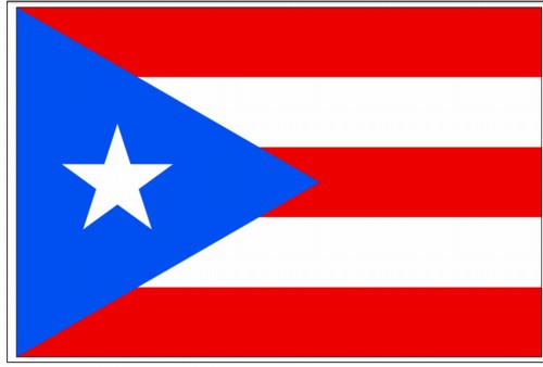 5'x8' Applique Nylon Puerto Rico Flag