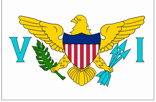 4'x6' Applique Nylon Virgin Islands Flag