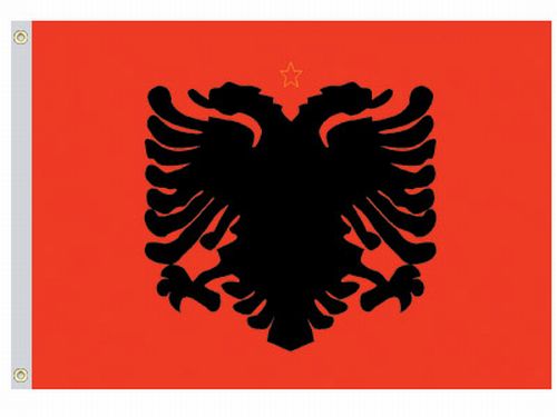 Albania 4'x6' Nylon Flag