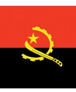 Angola 4'x6' Nylon Flag