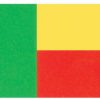 Benin 2'x3' Nylon Flag