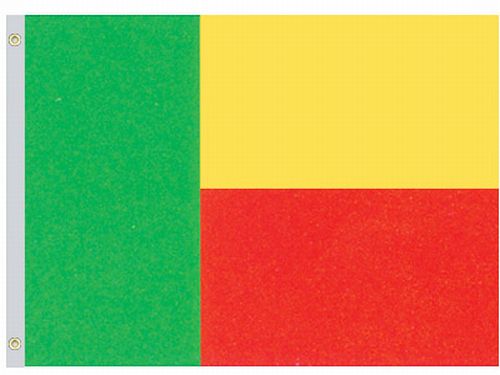 Benin 3'x5' Nylon Flag