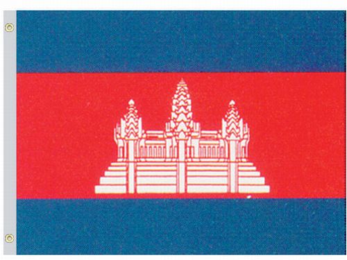 Cambodia 3'x5' Nylon Flag