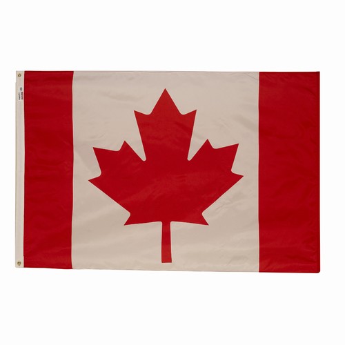4X6 FT NYL-GLO CANADA, Perma-Nyl 4'x6' Nylon Canada Flag