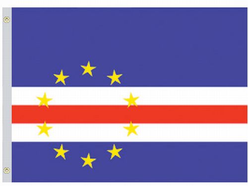 Cape Verde 2'x3' Nylon Flag