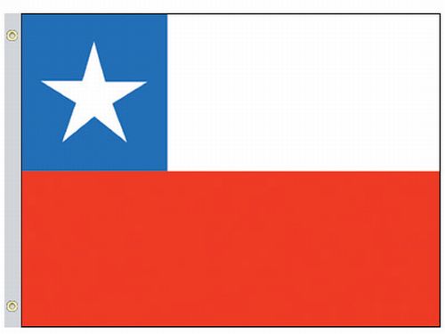 Chile 5'x8' Nylon Flag