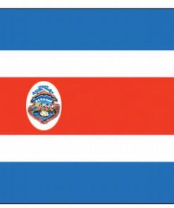 Costa Rica Govt 4'x6' Nylon Flag