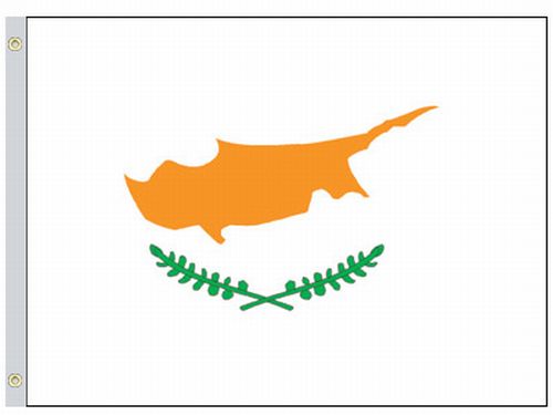 Cyprus 2'x3' Nylon Flag