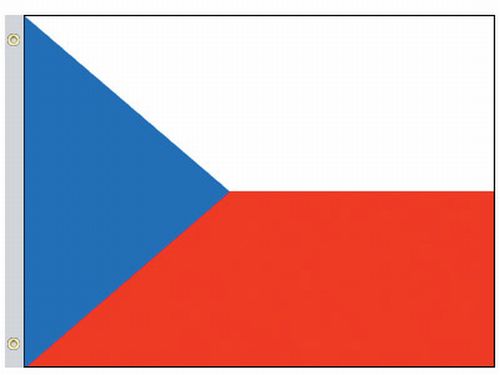 Czech Republic 5'x8' Nylon Flag