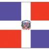 Dominican Republic Civil 5'x8' Nylon Flag