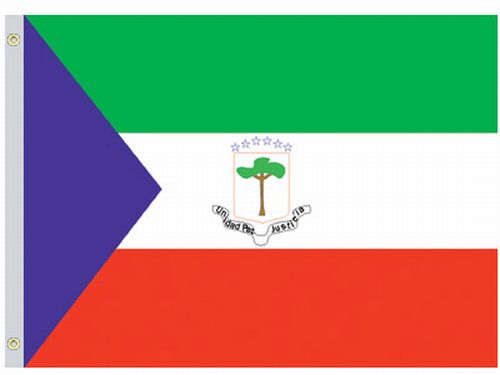 Equatorial Guinea 3'x5' Nylon Flag