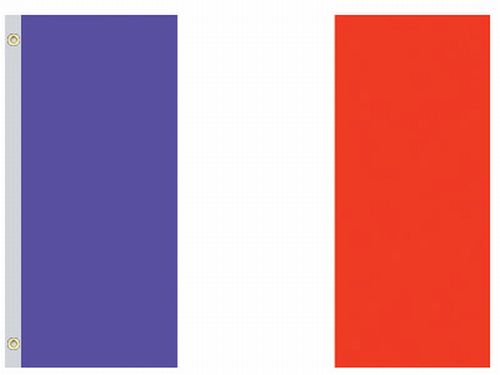 France 5'x8' Nylon Flag