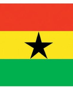 Ghana 2'x3' Nylon Flag