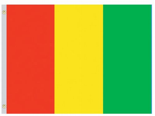 Guinea 2'x3' Nylon Flag