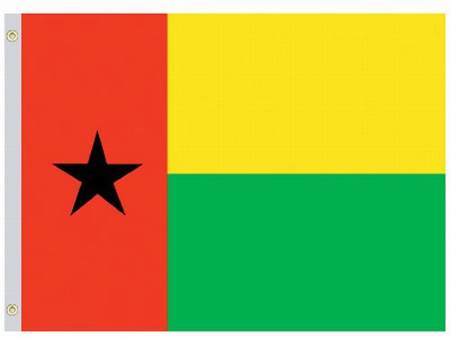 Guinea-Bissau 2'x3' Nylon Flag