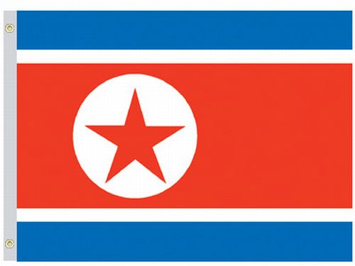 Korea North 5'x8' Nylon Flag