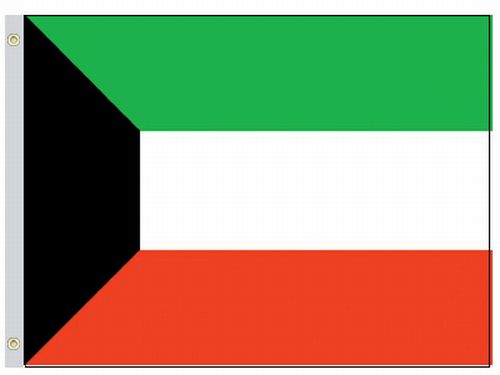 Kuwait 5'x8' Nylon Flag