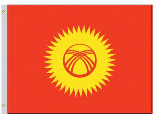 Kyrgyzstan 5'x8' Nylon Flag
