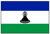 Lesotho 3'x5' Nylon Flag